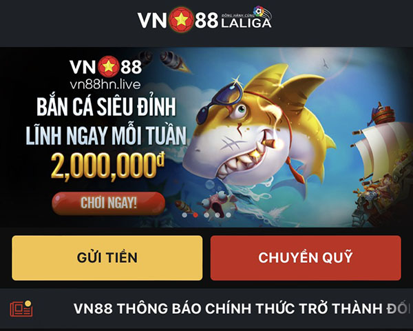 nạp tiền VN88