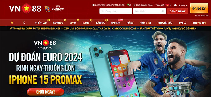 Nhận ngay iphone 15 promax khi dự đoán tại Euro 2024