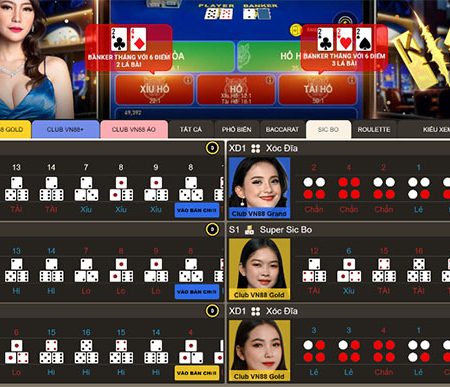 Hướng dẫn chơi game tài xỉu trực tuyến tại Vn88.com